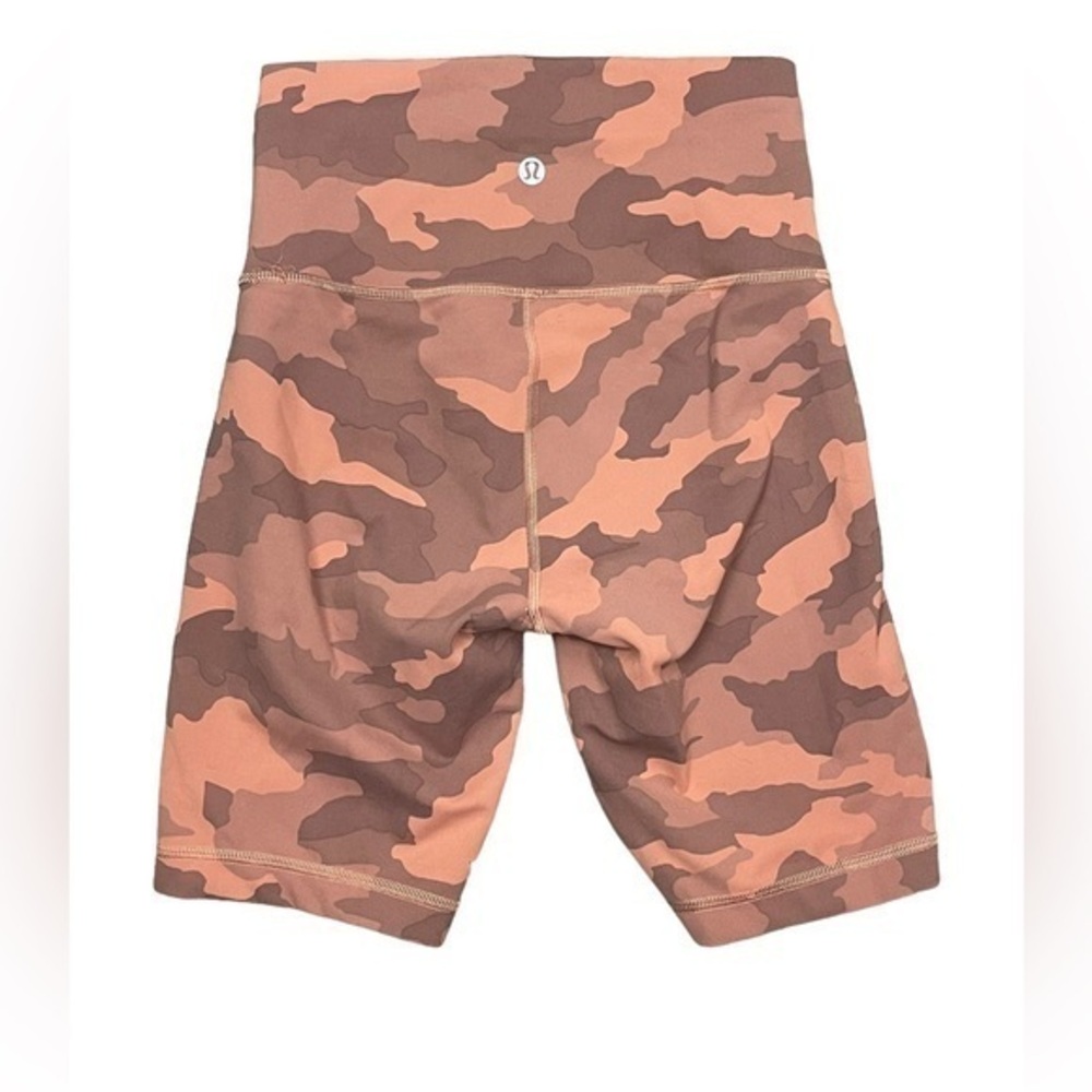 Lululemon Athletica Wunder Train High Rise Short Size 4 in Camo Brier Rose Multi - Picture 6 of 7
